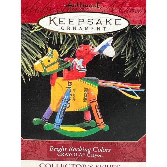 Hallmark Keepsake Ornament 1997 Bright Rocking Colors Crayola Crayon Collection - Picture 10 of 15